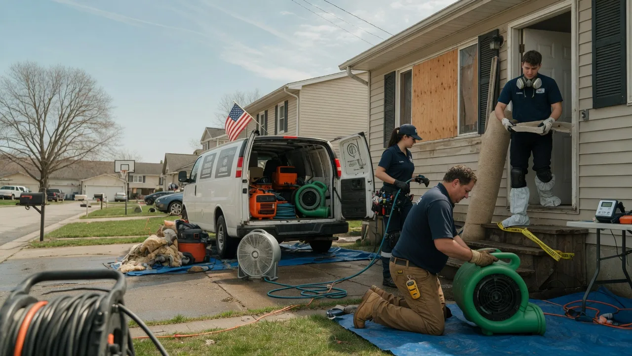 Water Damage Restoration in Adamsville, PA near me